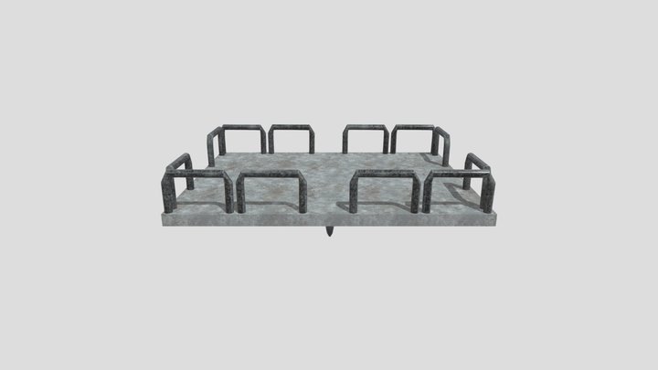 Floating Platform 3D Model