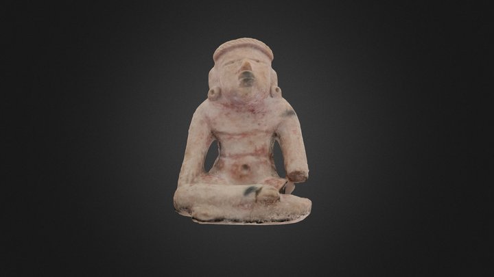 Middle Preclassic Figurine, Nixtun-Ch'ich' 3D Model