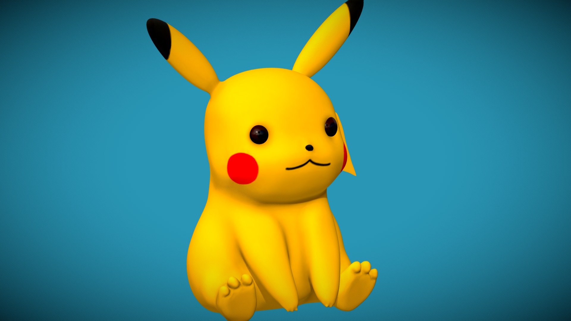 Pokemon - Pikachu - 3D model by Gregory Simão França (@gregoryuz ...