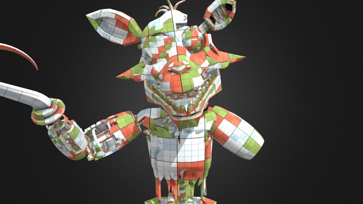 FNaF HW Temp Withered Foxy – Modèle 3D gratuit STL