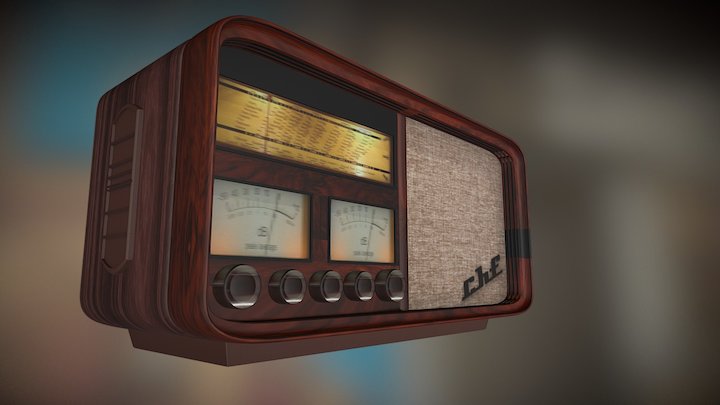 1960 Radio 3D Model