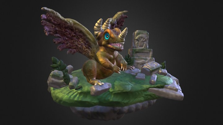 Little Dragon VR 3D Model