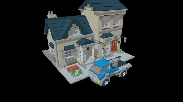 Town House 1 3D Model