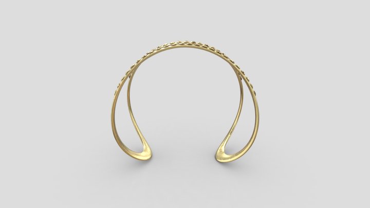 Bracelet & gold diamant 3D Model