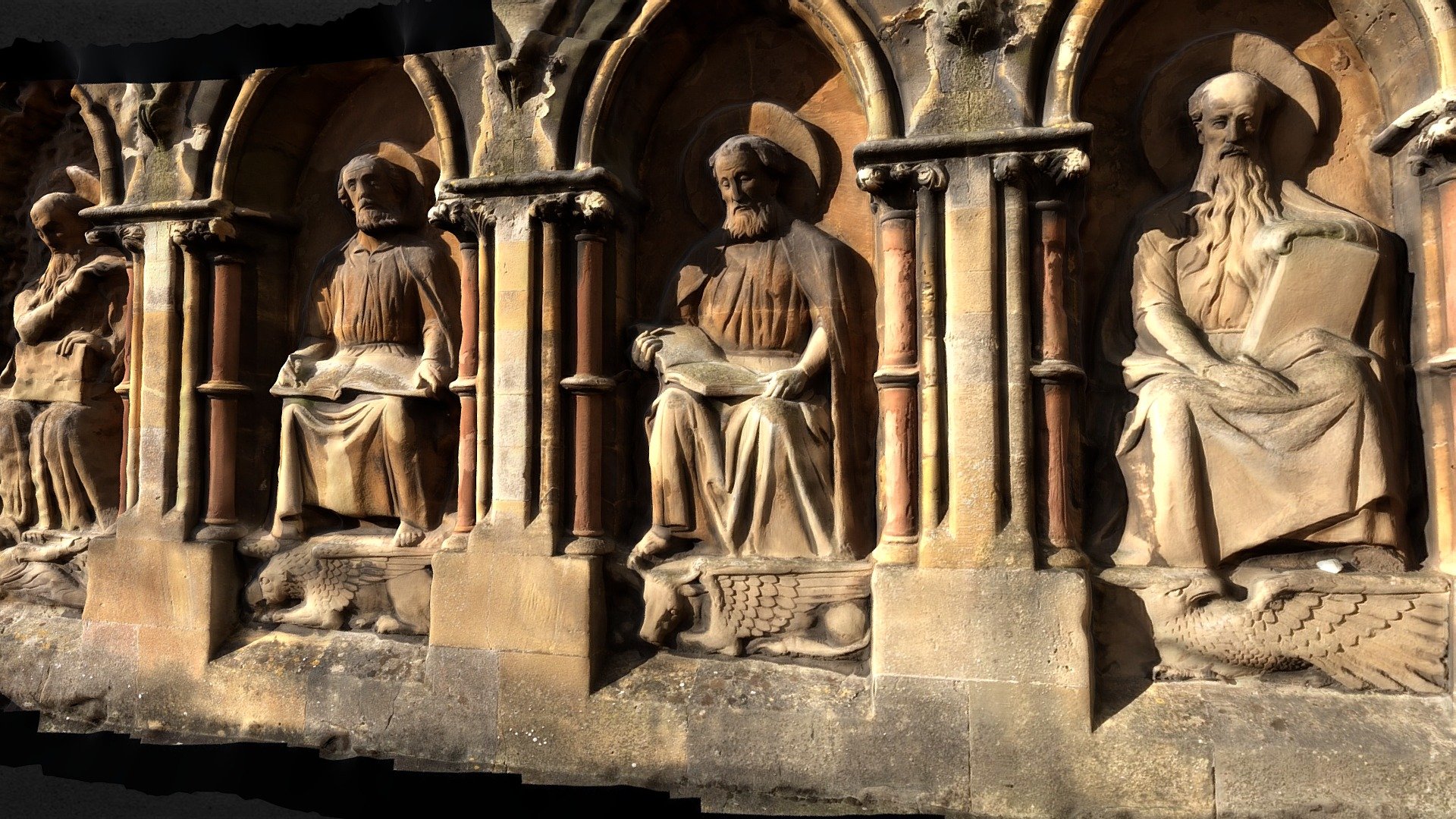 Apostles; Llandaff Cathedral iPhone5s 30s Video