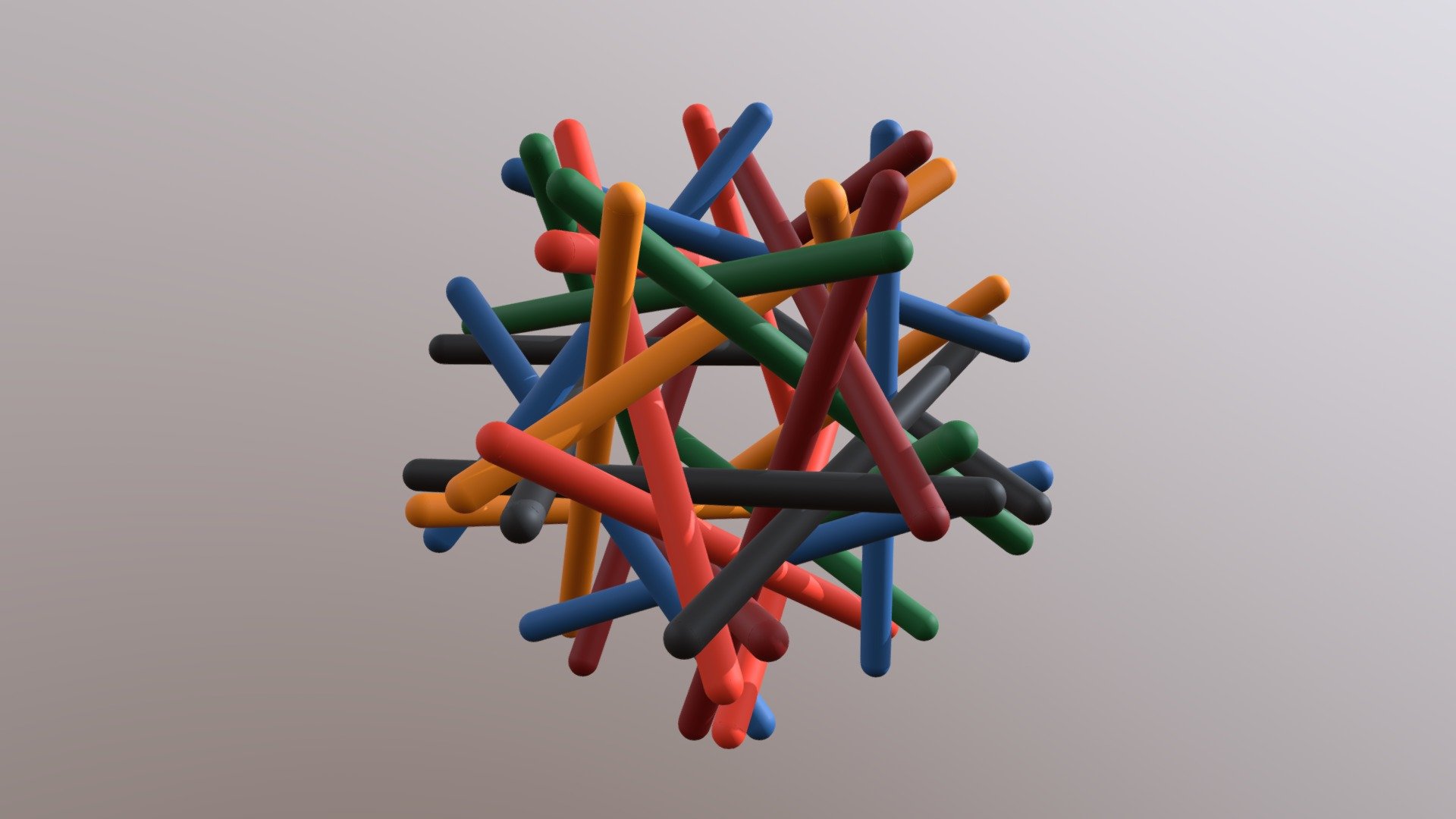 Icosahedron Nexorade with Extended Struts
