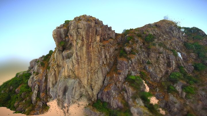 Lion Rock Mesh 3D Model