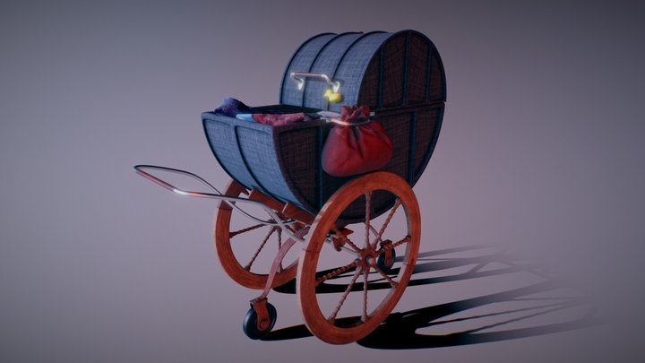 Pram 3D Model