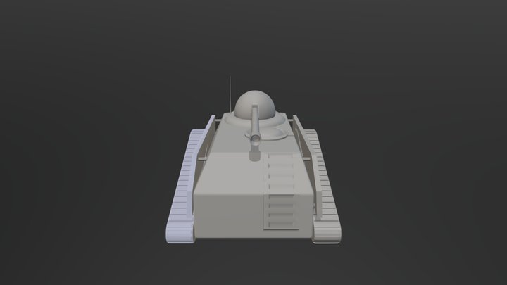 Tank Low 3D Model