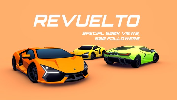 (FREE) Racing Car in 3 styles 3D Model