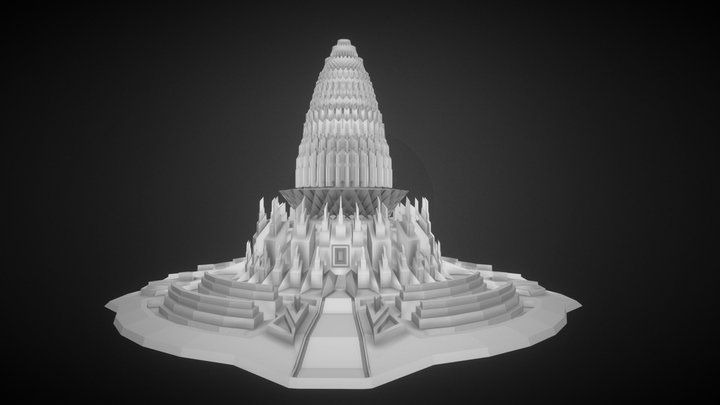 Temple 3D model 3D Model