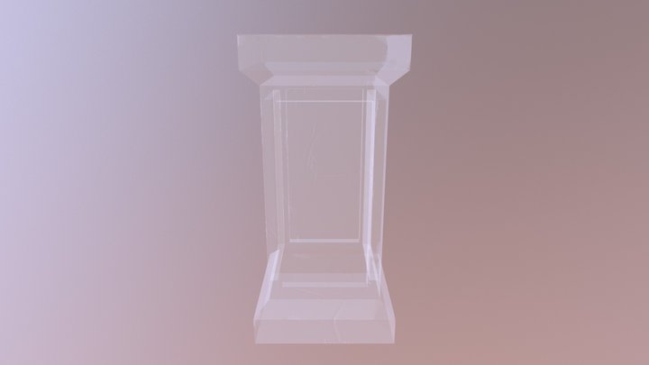 Game Pillar 3D Model