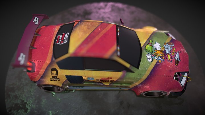 Cyber Car 3D Model