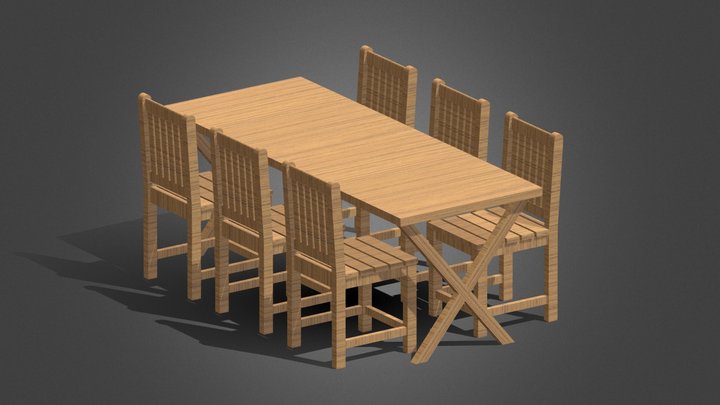 Wooden Dining Table Set