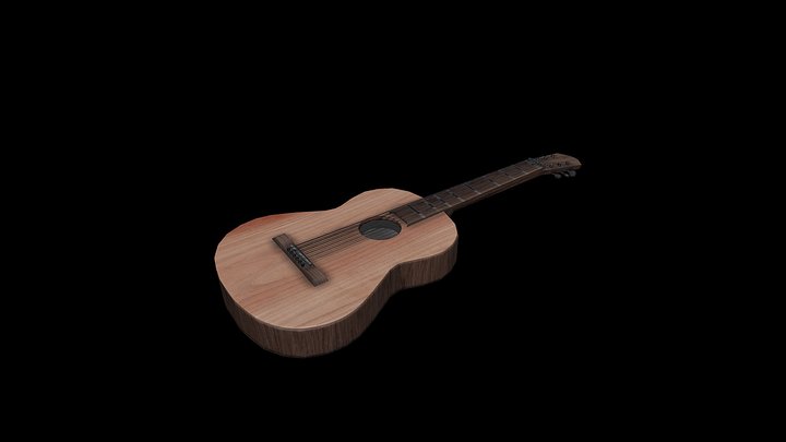 guitar. Day 2 [XYZ School DAILY CHALLENGE] – Modello 3D gratuito STL