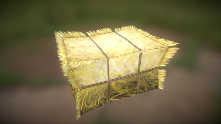 Straw Bale - Strohballen 3D Model