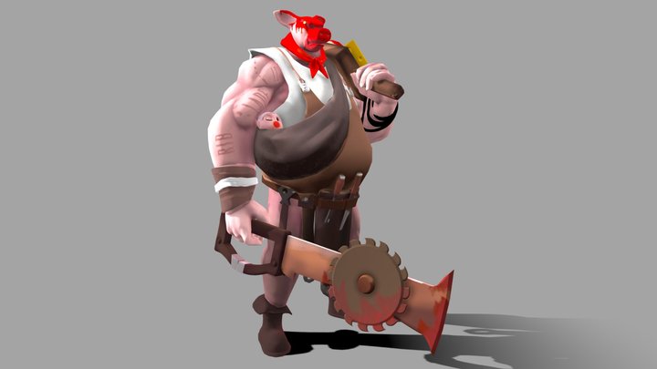 The Butcher 3D Model
