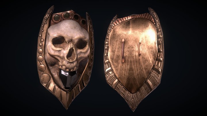 Skeleton Shield - Upcoming Game 3D Model