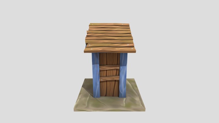 Portable Bathroom 3D Model