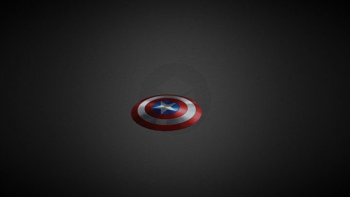 Cap`s shield animated 3D Model