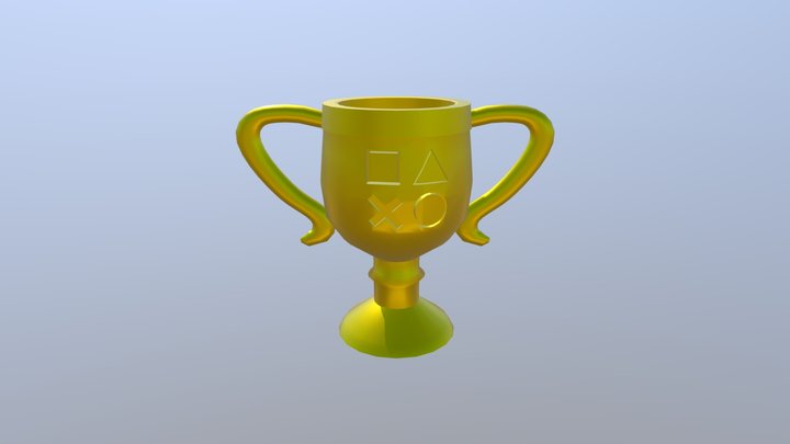 Troféu PSN 3D Model