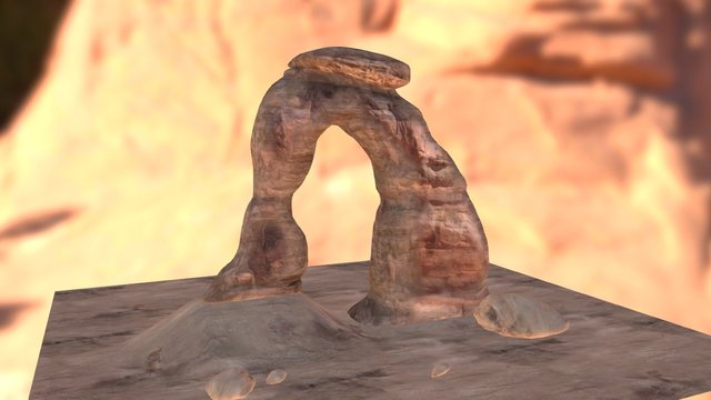 Delicate Arch 3D Model