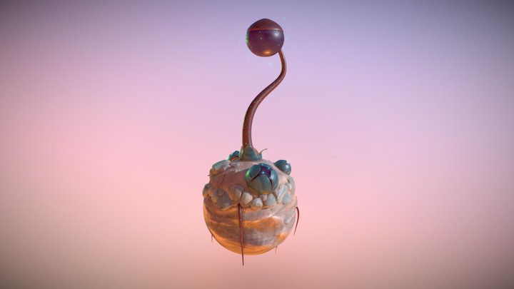 Alien Bulb Tree 3D Model