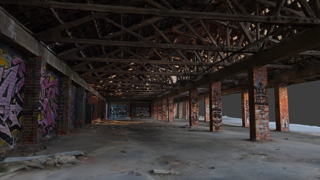 Destroyed Warehouse In Kaarina, Finland