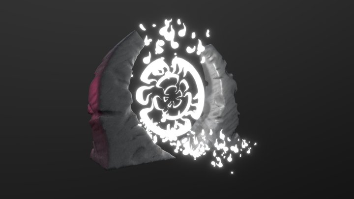 SculptJanuary2021 - Day 05 - Magic Gate 3D Model