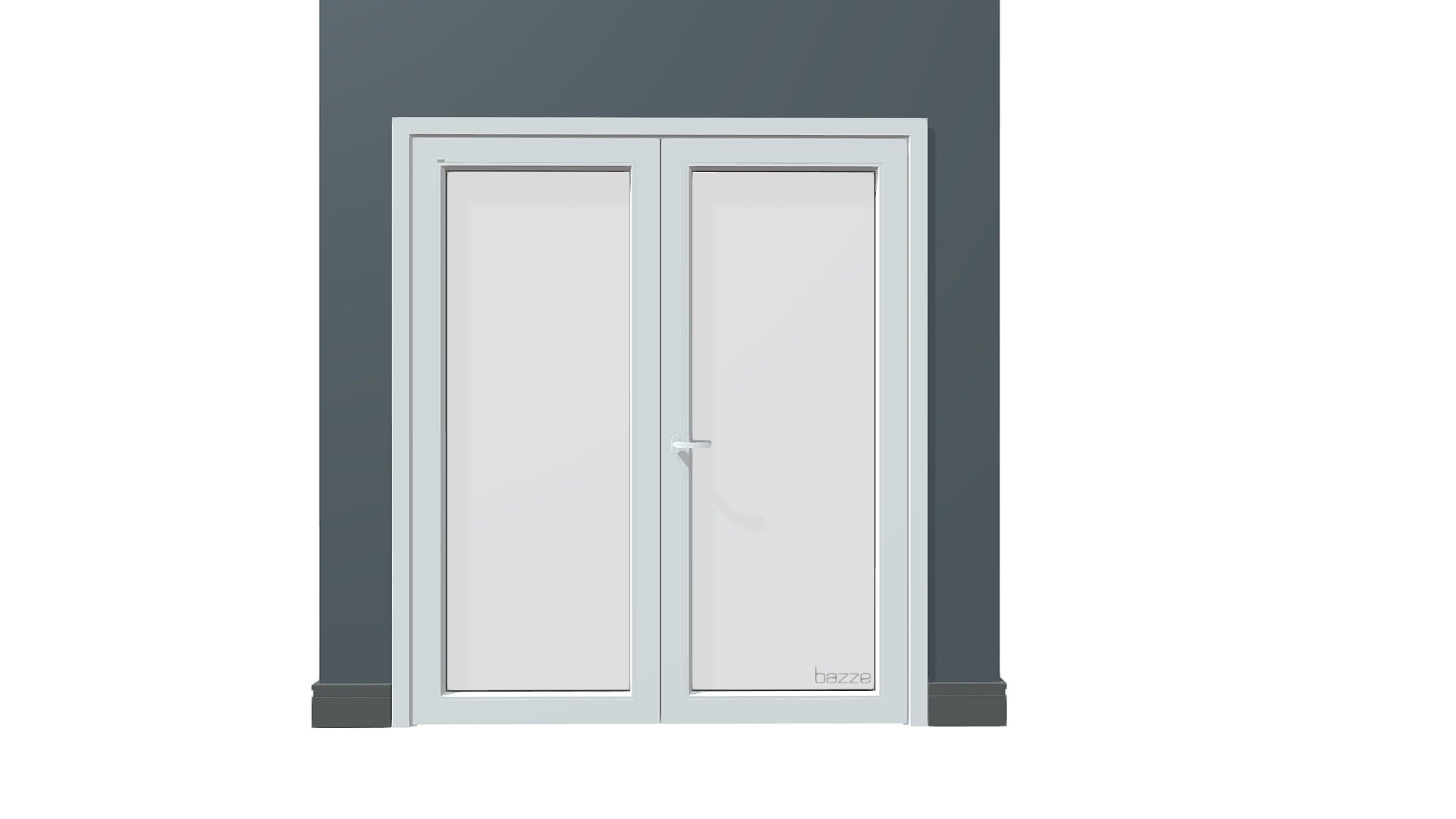 PORTA DE PVC - GIRO - 2 FOLHAS — Sketchfab embed 3D viewer