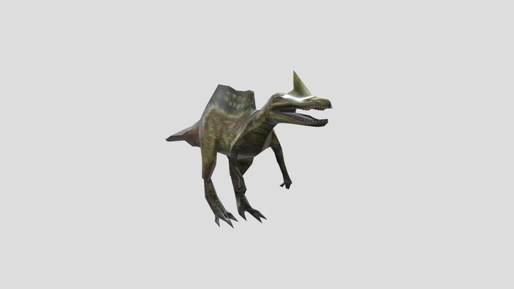 Spinosaurus mirabilis but in carnivores style 3D Model