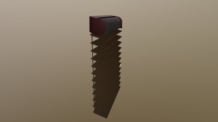 Blind Curtain 3D Model