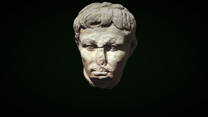 Cabeza Romana De Conimbriga 3D Model