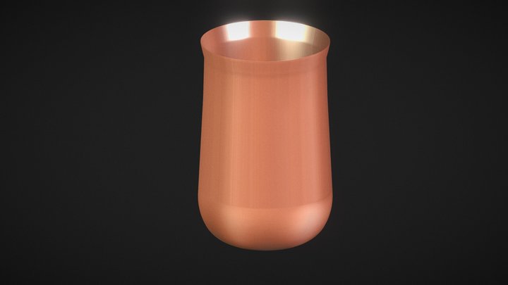 Cachai, El vaso del Pisco Sour Chileno 3D Model