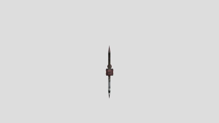 Bloodied war axe 3D Model
