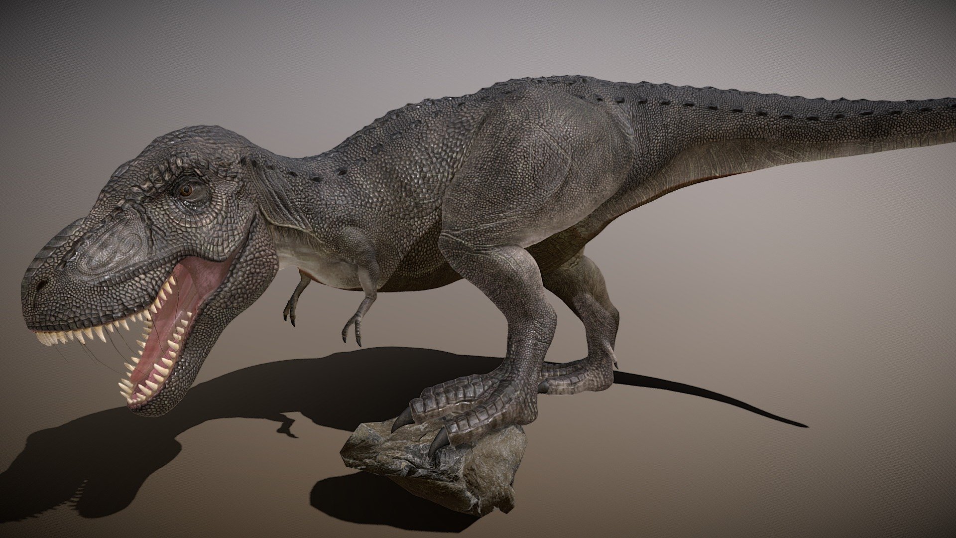 Google Dinosaur T-Rex 3D Model $9 - .3ds .dae .fbx .obj .stl .unknown  .blend - Free3D