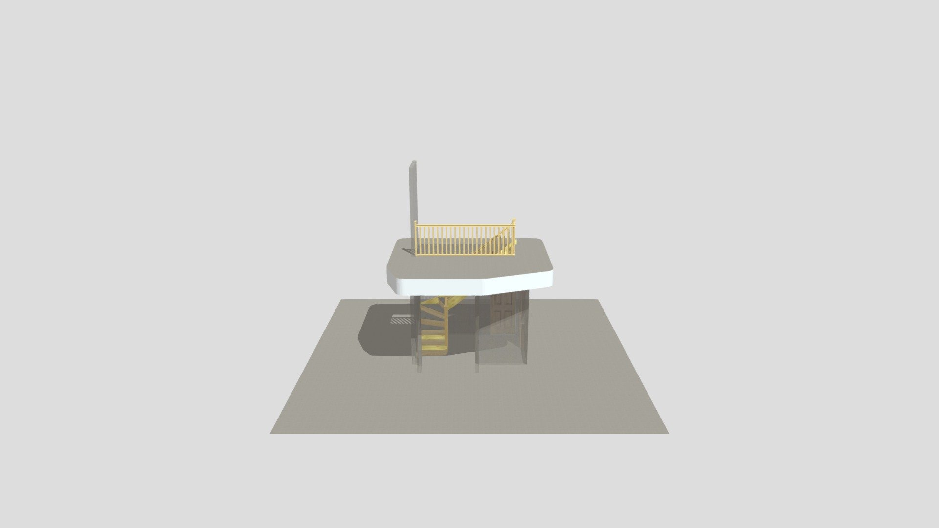Wayne_Sloane_Tarleton - Download Free 3D model by Alan Grice Staircase ...