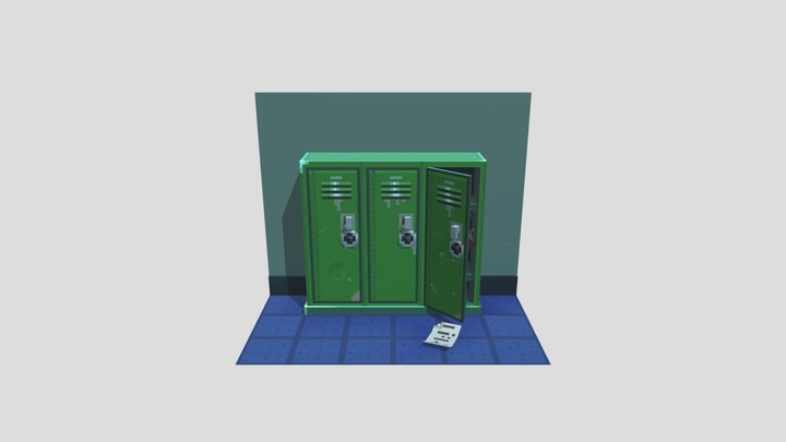 Lockers 3D Model