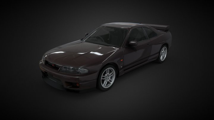 Nissan GTR R33 1995 3D Model