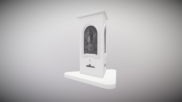 Rám růžencové schodiště - návrh 1 3D Model