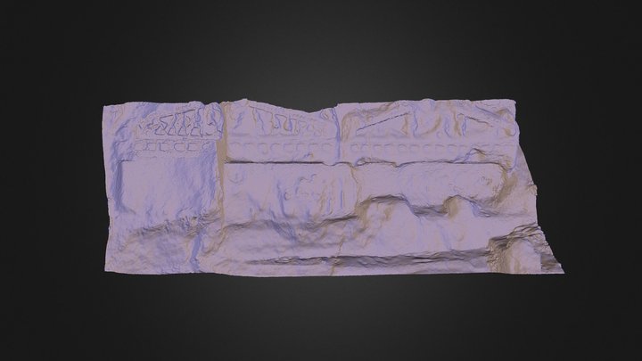 The Doric Tombs - facade virtual anastylosis 3D Model