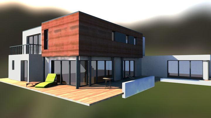 House exterior 01b 3D Model