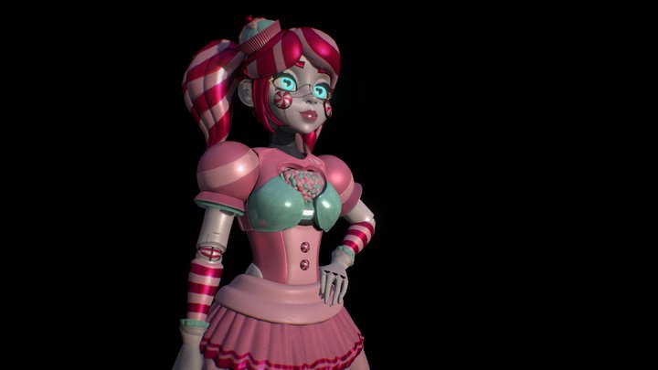 Suzy Animation 2 3D Model