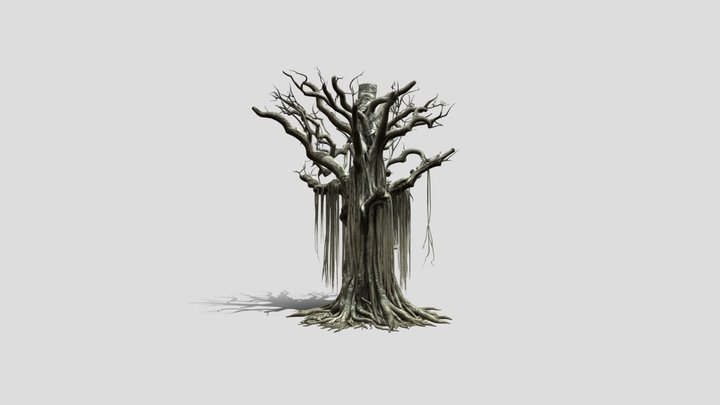 Weeping Roots of the tree 3d model free – Kostenloses 3D-Modell STL