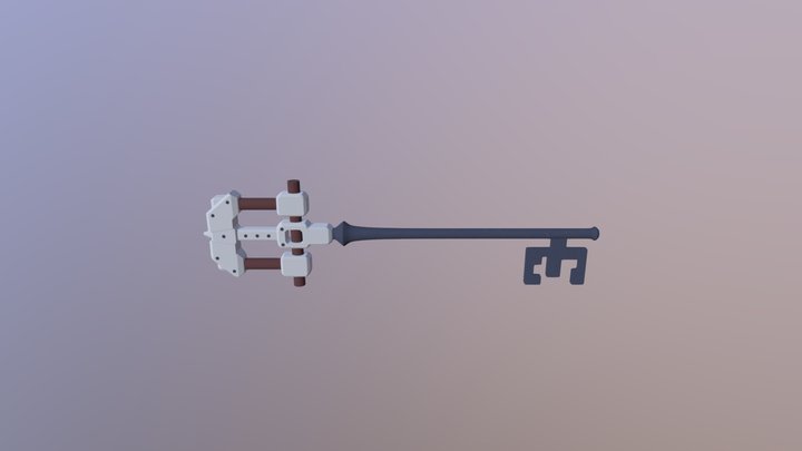Master's Defender - Eraqus Keyblade 3D Model