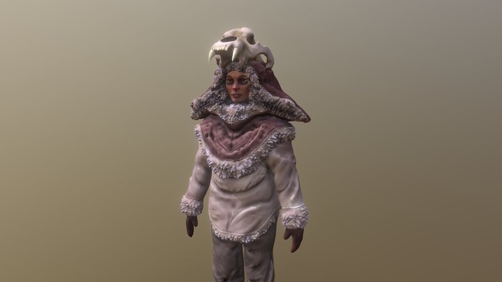 Autumn Character 3D Model