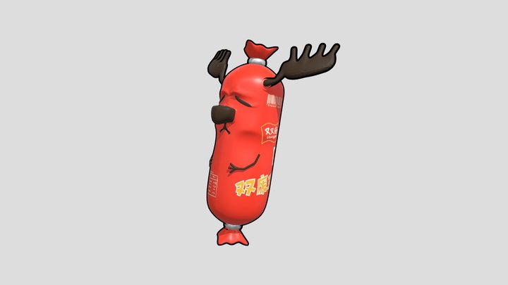 饥肠鹿鹿 3D Model