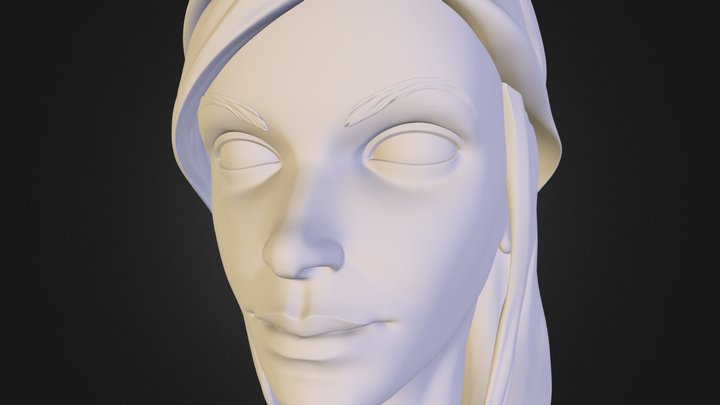 Girl Bandana 3D Model