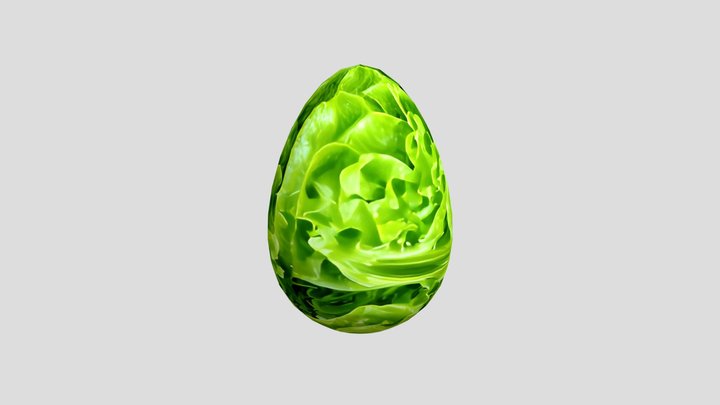 The Lettuce Egg 3D Model