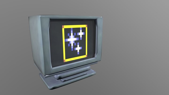 Sonic (The Hedgehog) Item TV Box Game Prop 8 3D Model